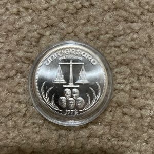 Rare One Troy Ounce 1972 Universaro Pure Silver
